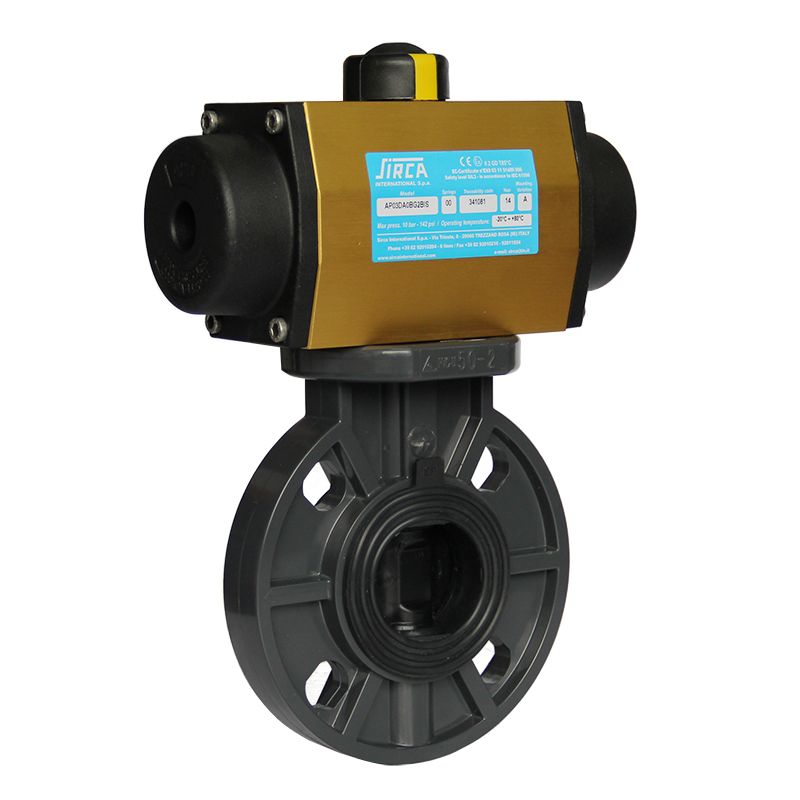 SIRCA氣動PVC蝶閥 SIRCA氣動PVC蝶閥