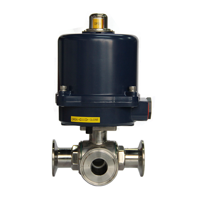 SUNYEH電動(dòng)三通卡箍球閥 SUNYEH電動(dòng)三通卡箍球閥