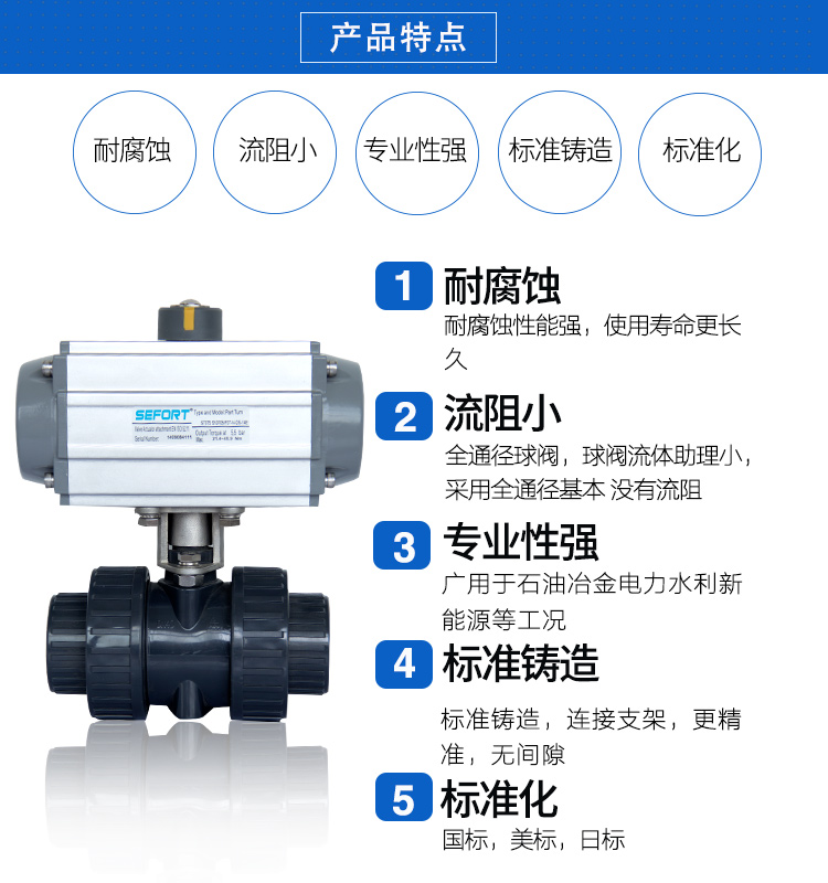 氣動雙由令球閥 氣動雙由令球閥